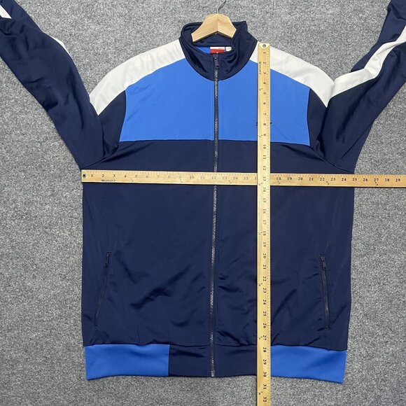 Vintage Y2K Puma SportLifestyle Full-Zip Track Jacket XXL Blue/White/Navy - Picture 6 of 6